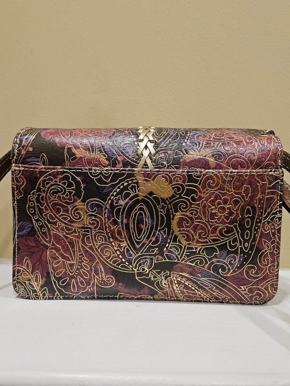 Patricia Nash Vintage Italian Paisley Crossbody Bag - Picture 6 of 13